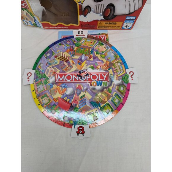 Monopoly Town Children's Monopoly Game Parker Brothers Hasbro 2007 Complete - Picture 6 of 8